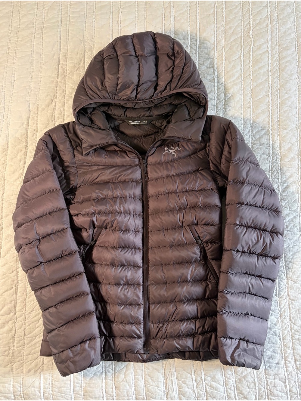 Arc'teryx Cerium Down Hoodie Jacket Whiskey Jack Purple Brown - XS